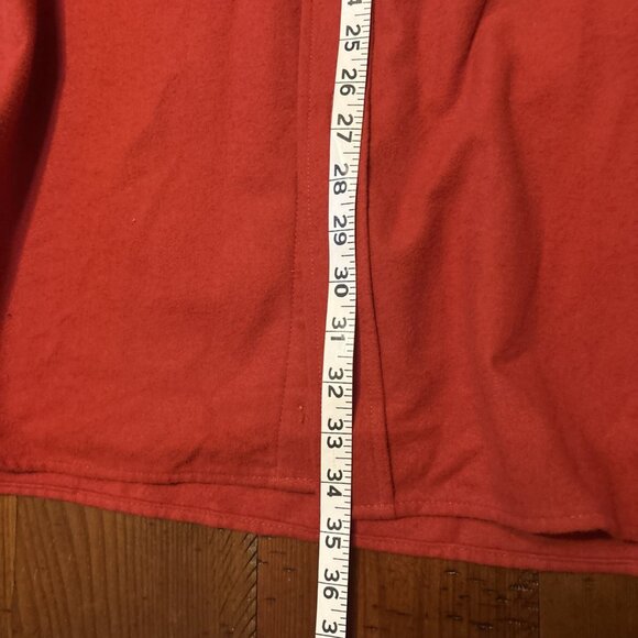 Ll Bean Heavy Burnt Orange Chamois Cloth Shirt Size L -tall - Picture 7 of 8